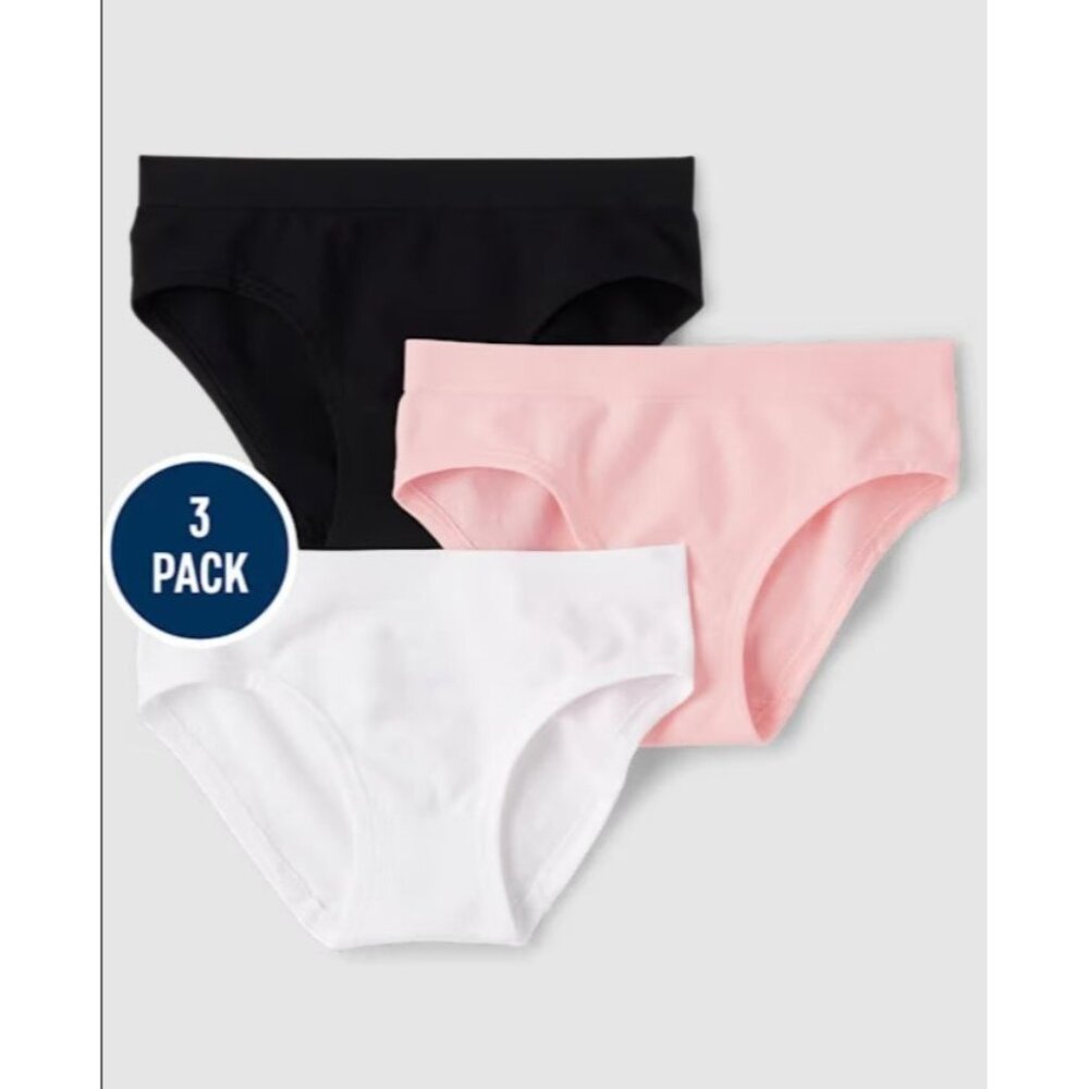 The Children’s Place Girls Tie Dye Seamless Hipster Underwear 3-Pack - Size M